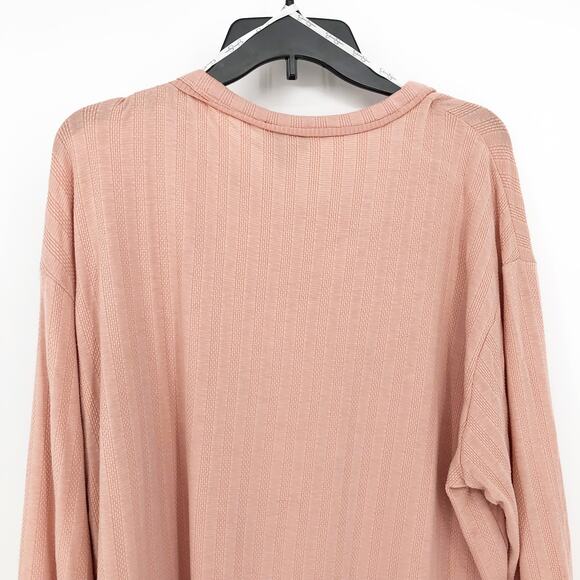 Jessica Simpson Womens Poppy Dolman Sweater XL Pink Ribbed Trim Pullover NWT - Picture 6 of 11